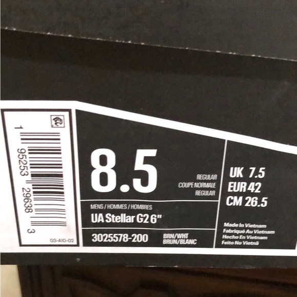 New Under Armour Men’s Stellar G2 6” military and tactical boots. Size 8 1/2. - Picture 15 of 16